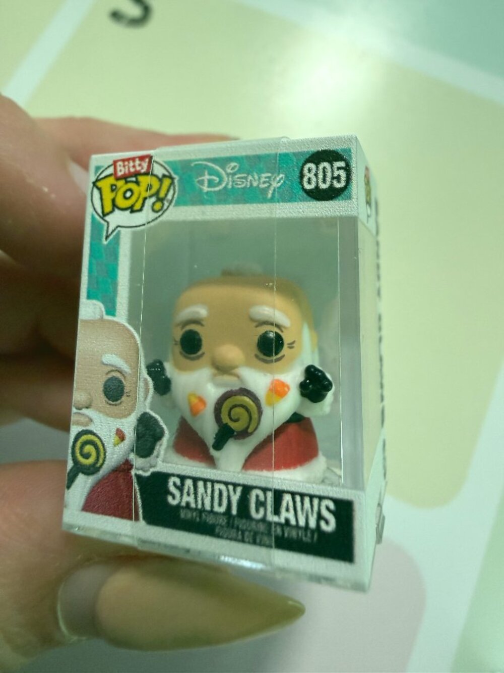 Funko Bitty Pop Sandy Claws 805 Nightmare Before Christmas Santa Disney NIB